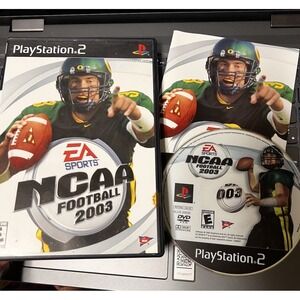 027-012 NCAA Football 2003 COMPLETE  PS2‎ Video Games EA Sports PlayStation 2